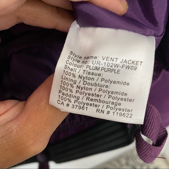 Firefly Plum Purple Ski Winter Jacket Large - Picture 5 of 16